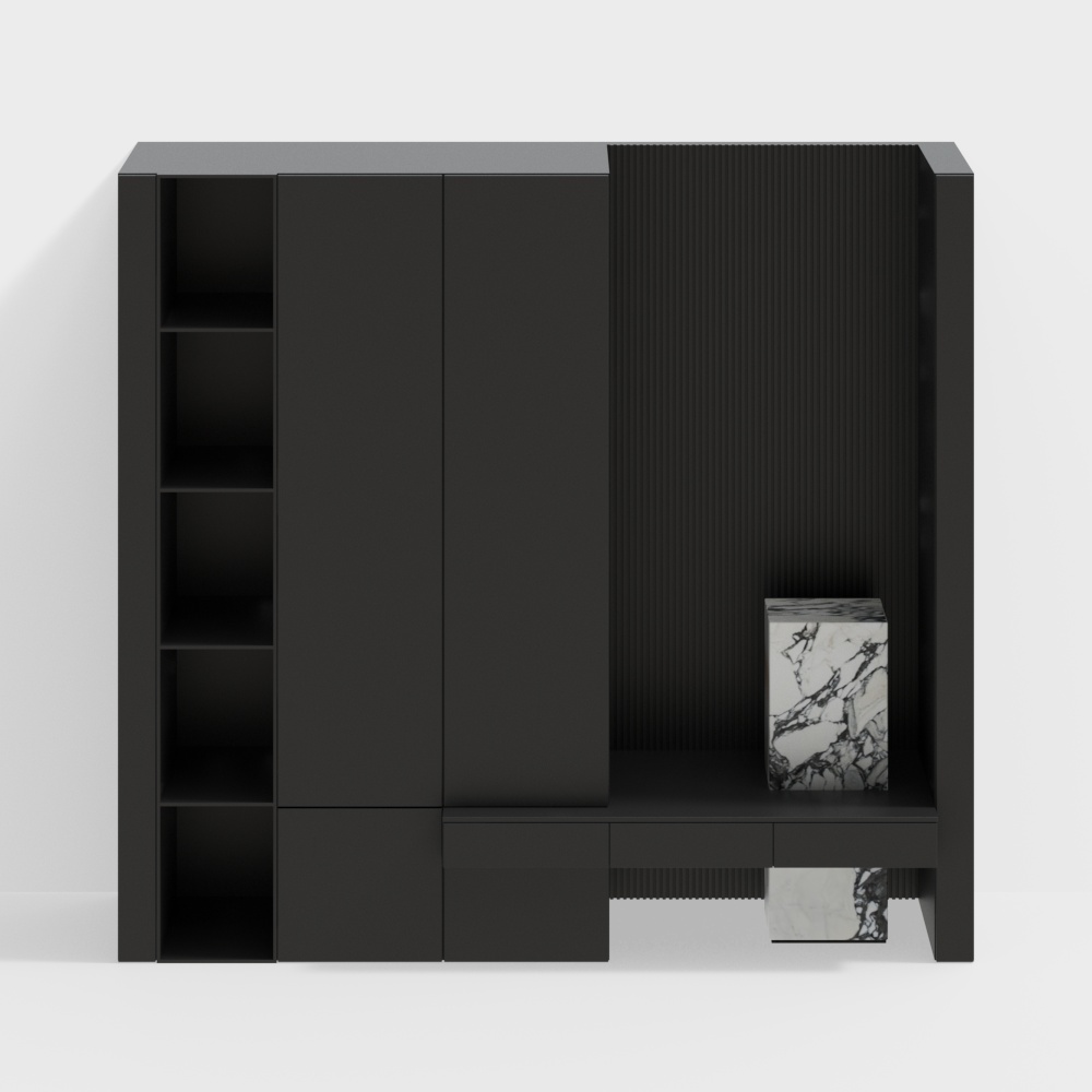 현대 이탈리안 스타일 신발장