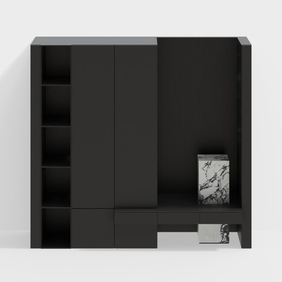 현대 이탈리안 스타일 신발장