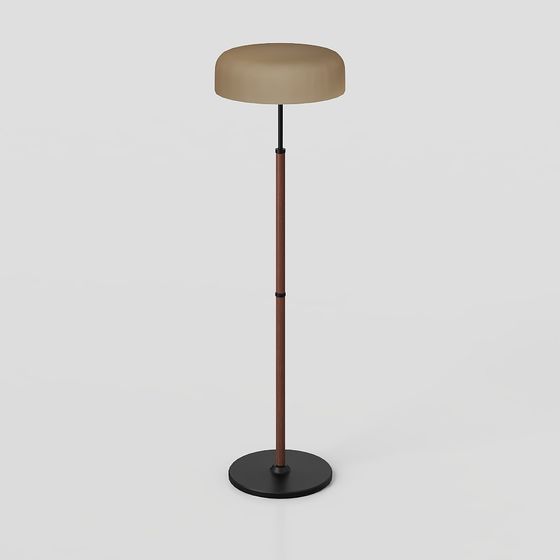 Lámpara de pie moderna de mediados de siglo