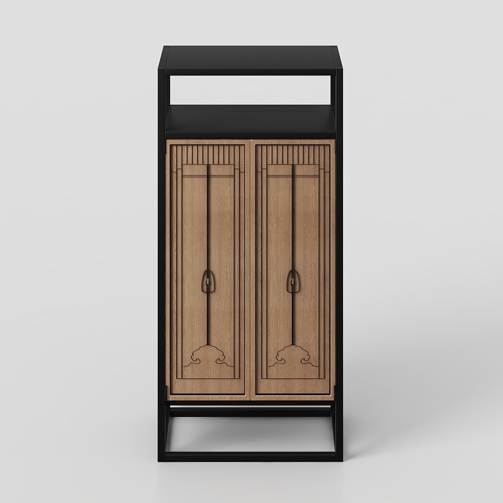 Tủ cổ phong cách Trung Hoa mới