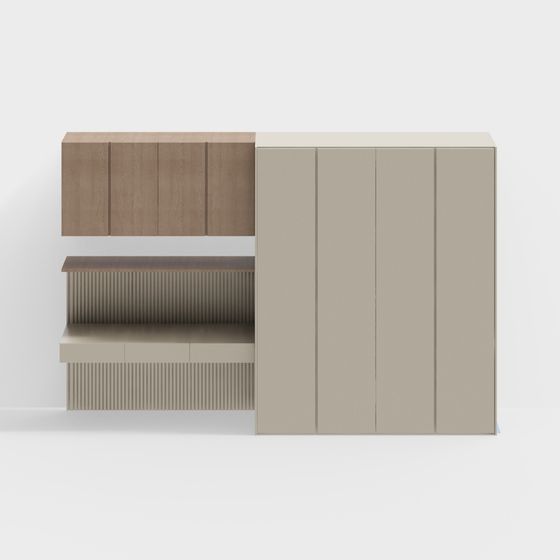 City Window Cabinet 3D model