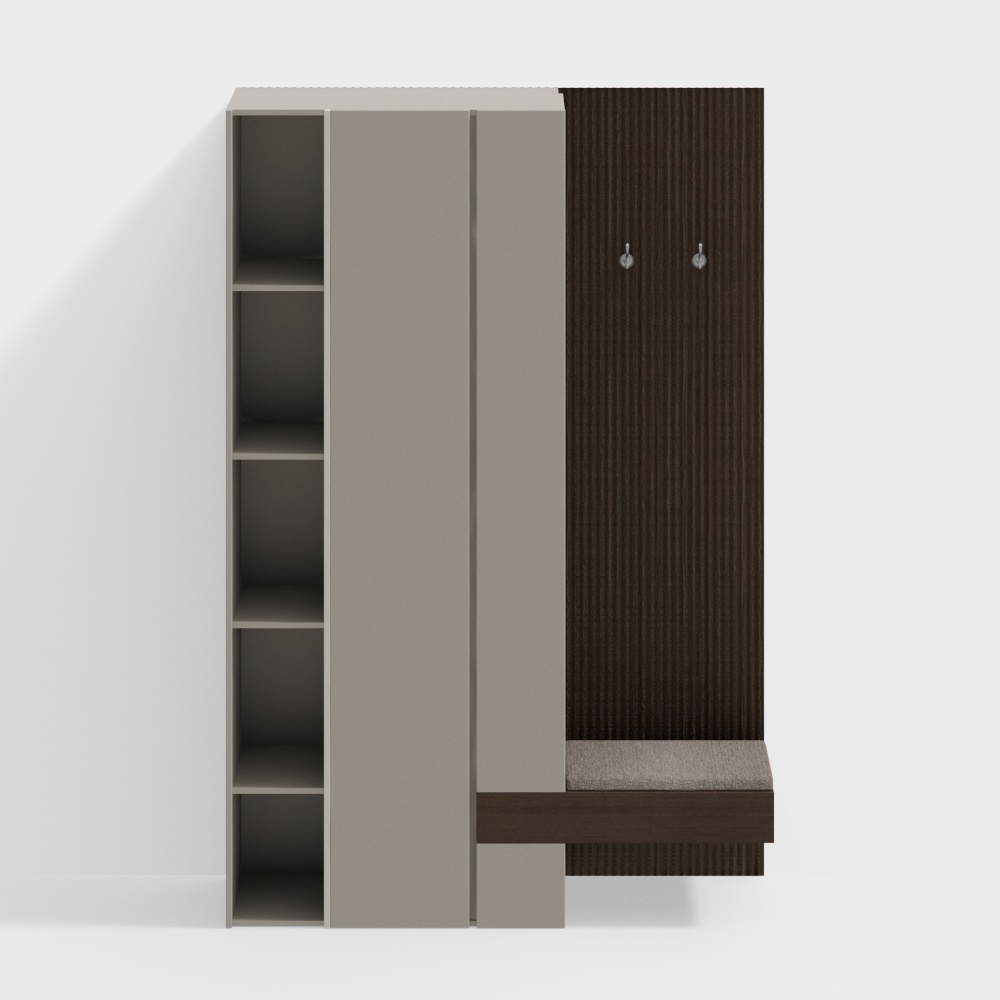 Modern Foyer Shoe Cabinet