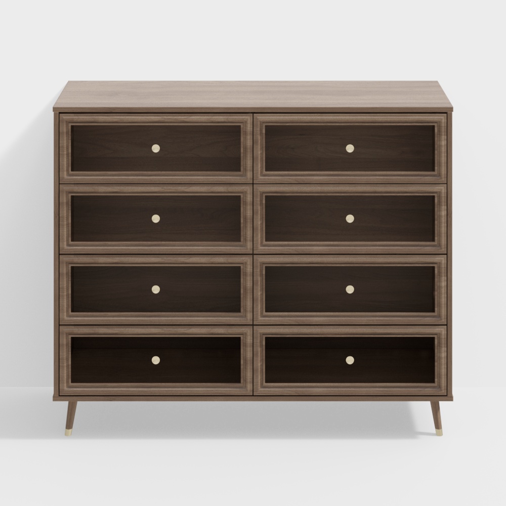 Modern Solid Wood Dresser