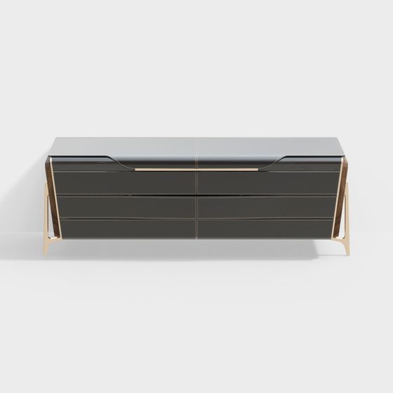 Urban Elegance TV Stand 3D model for Modern Interiors