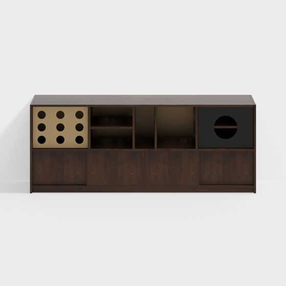 Urban Window Cabinet 3D model