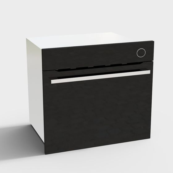 Stylish Low-Poly Oven 3D model
