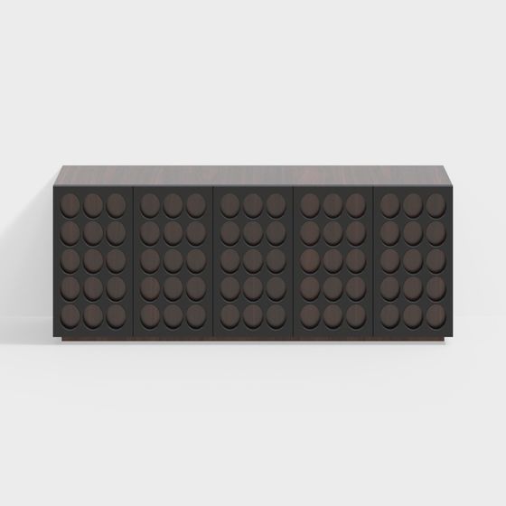 Polka Dot Cabinet 3D model