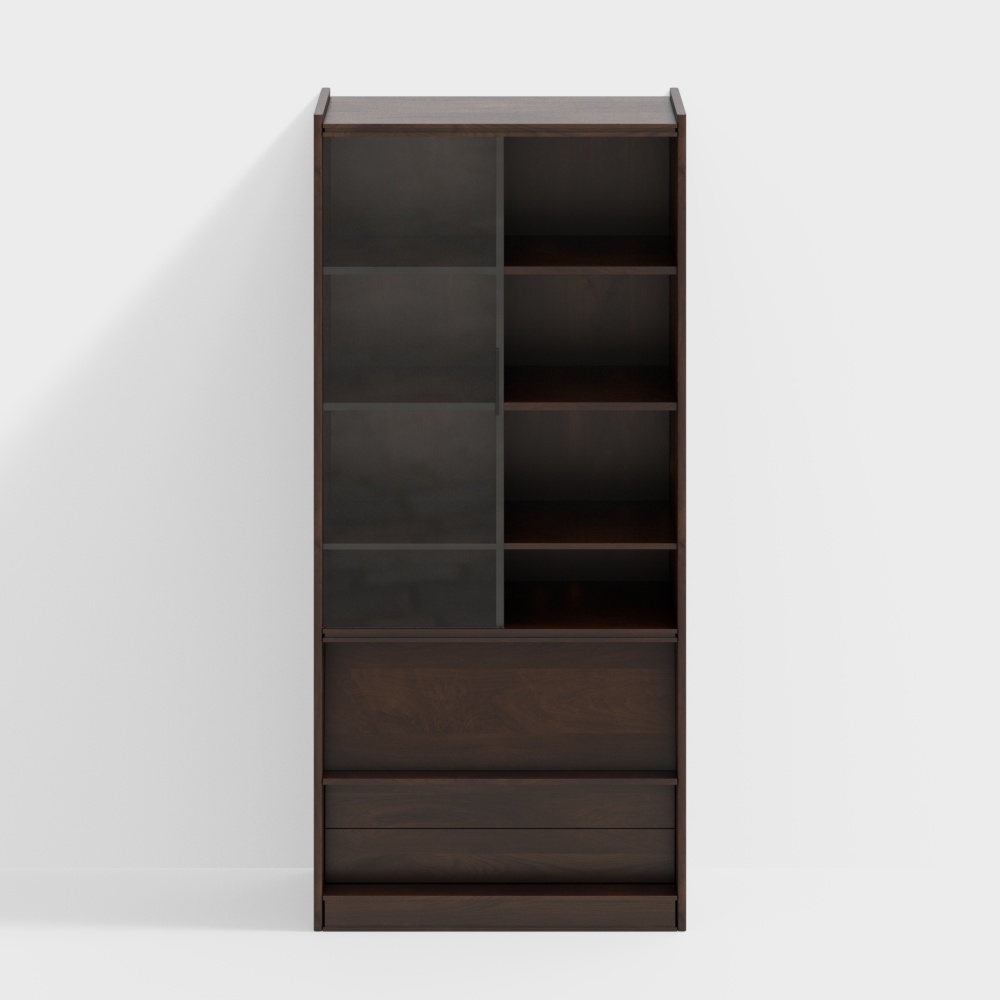 Шкаф в рустикальном, древнем стиле, напоминающем Ваби-Саби