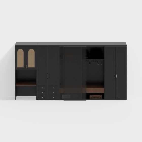 Urban Closet 3D model for Contemporary Designs