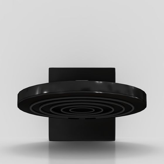 Futuristic Ring Low-Poly 3D Model