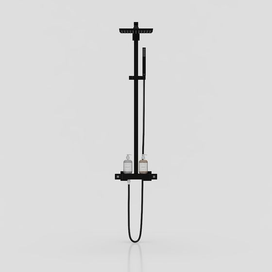 Modern Minimalist Shower System 3D model