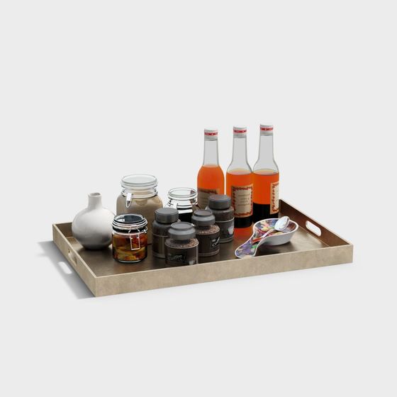 Ornamento per bottiglia di condimenti da cucina moderno