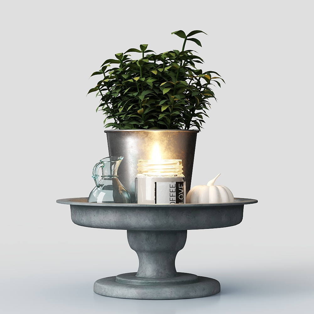 Small Green Plant Pot