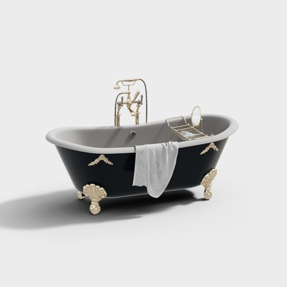 Royal Bath Tub 3D model