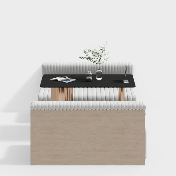 Urban Oasis Bench 3D model for Innovative Spaces