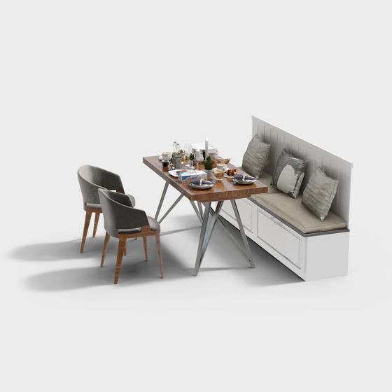 Urban Corner Café 3D model