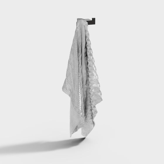Hanging Sheer Curtain 3D model