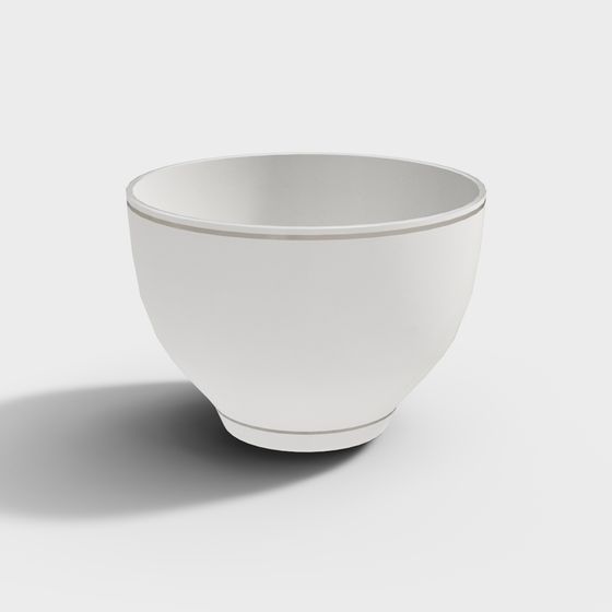 Elegant Minimalist Bowl 3D model