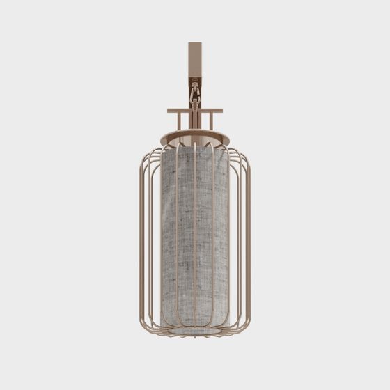 Modern Low-Polygon Pendant Light 3D model