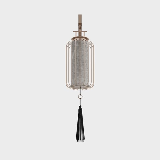 Elegant Modern Pendant Light 3D model