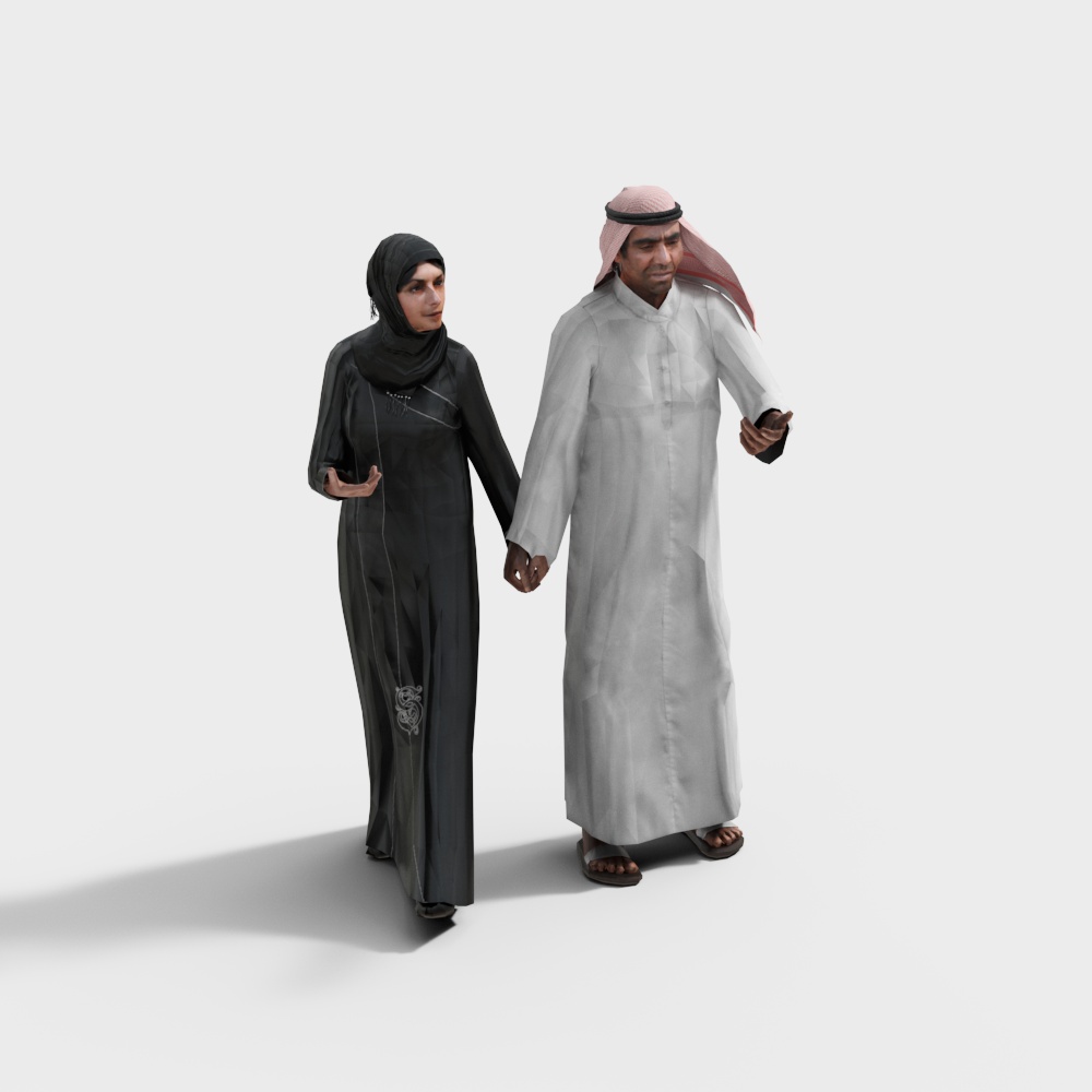 Middle Eastern Character 3D model