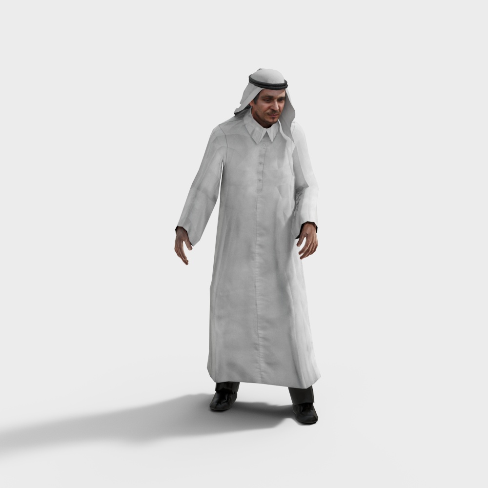 Middle Eastern Gentleman 3D model