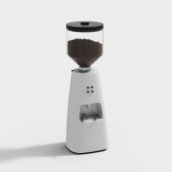 Minimalist Coffee Grinder 3D Model Design