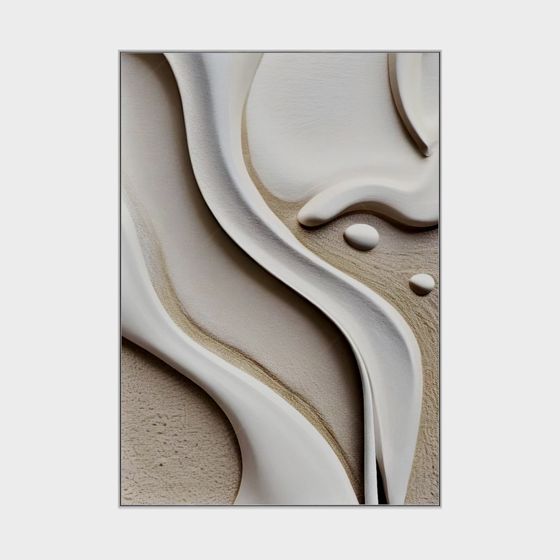 Flowing Light Wall Decor 3D model for Creative Spaces