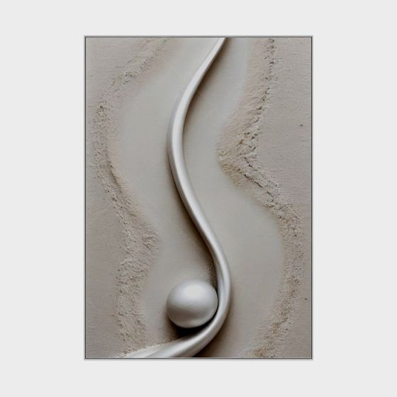 Elegant Low-Poly Pearl Dance 3D model