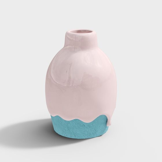 Dreamy Low-Poly Vase 3D model