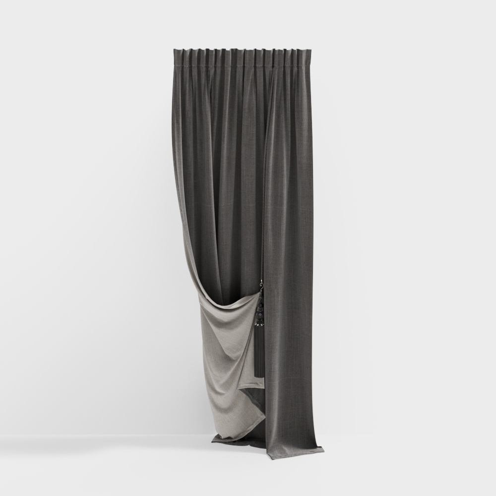 Modern Single-sided Muslin Curtains
