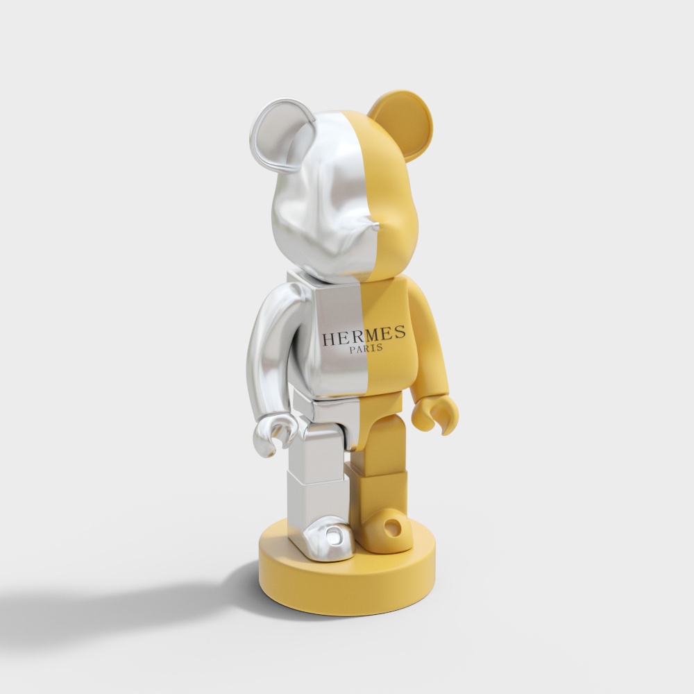 Tượng đồ trang trí gấu bạo lực hiện đại