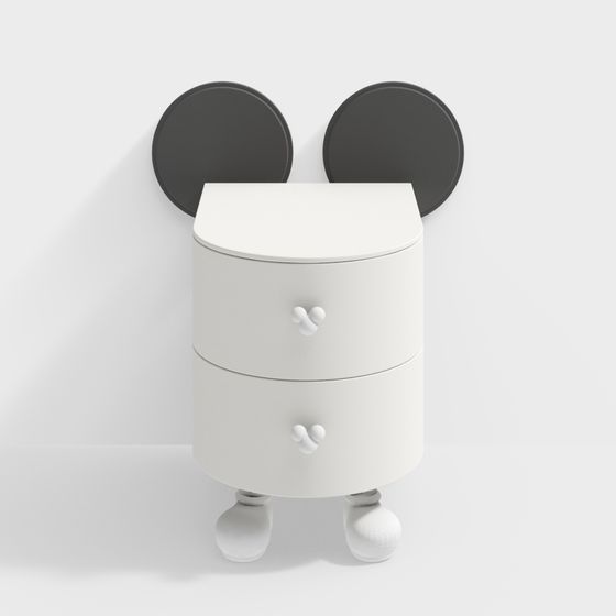 Bàn bên giường phòng ngủ trẻ em hiện đại