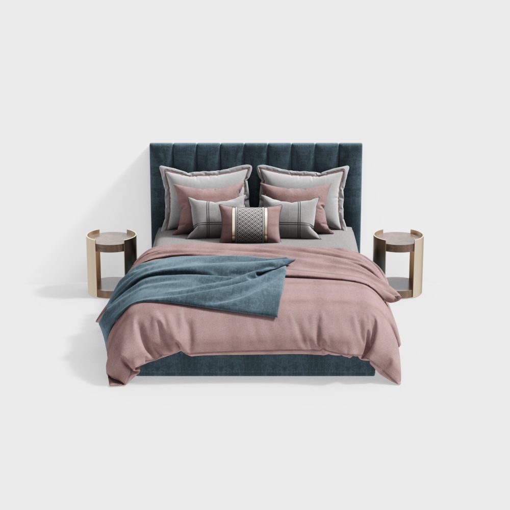 Set di letto matrimoniale moderno