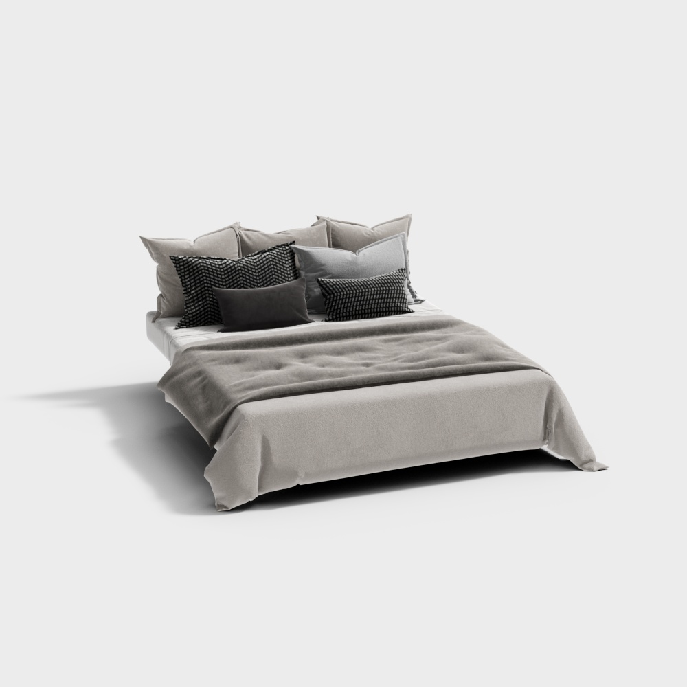 Literie de lit double moderne