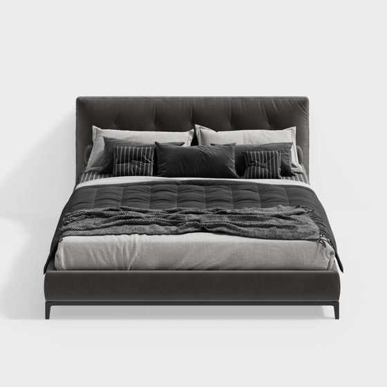 Urban Comfort Bed 3D model