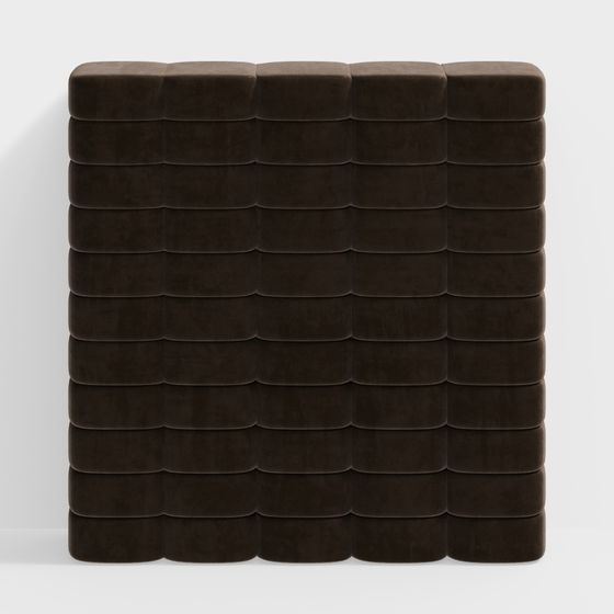 Chic Low-Poly Brown Texture 3D model