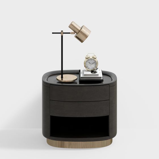 Elegant 3D Nightstand Model for Modern Interiors