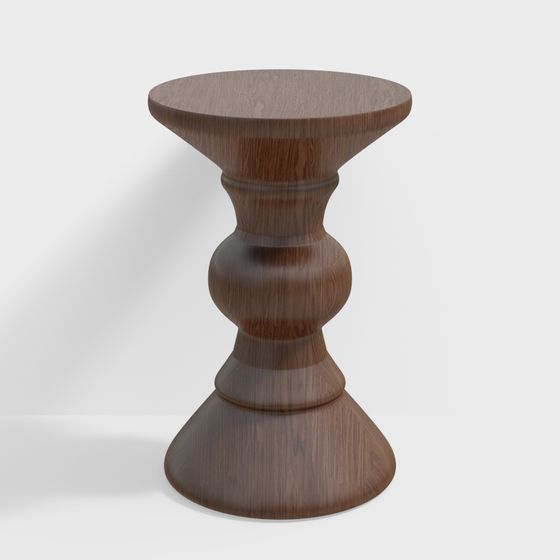 Charming Small Round Table 3D model