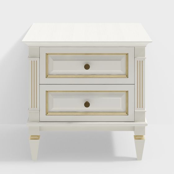 Elegant Nightstand 3D model