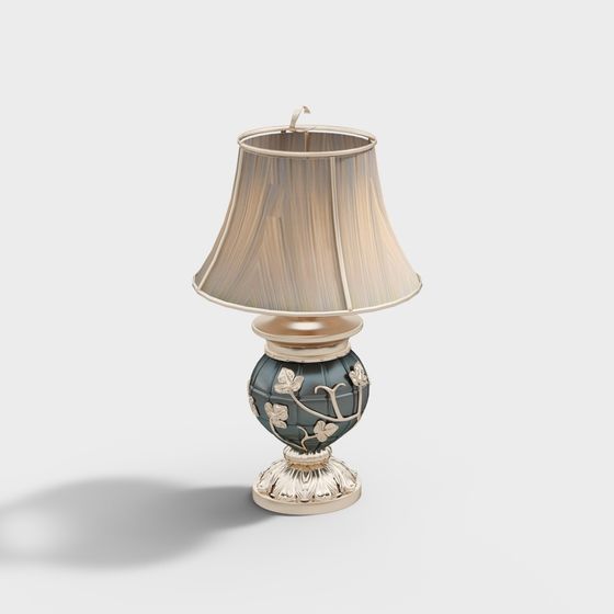 Elegant 3D Model Table Lamp for Modern Interiors