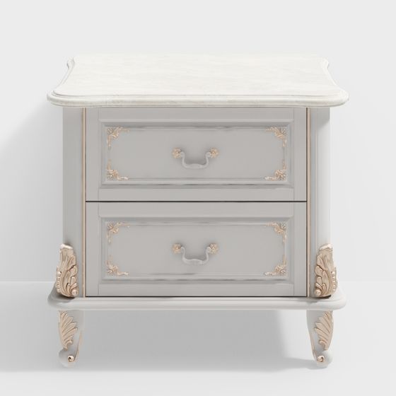 Elegant Nightstand 3D model