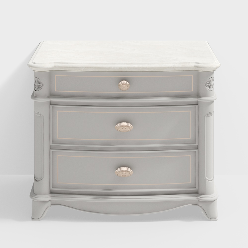 European Style Bedside Table