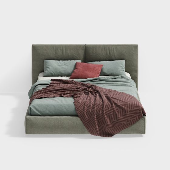 Urban Comfort Bed 3D model
