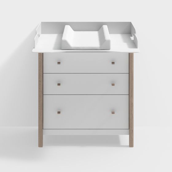 Minimalist Changing Table 3D model