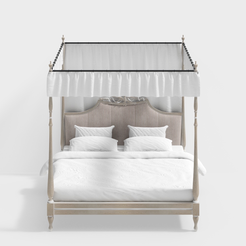 Chelini Französisches Hof-Baldachin-Himmelbett