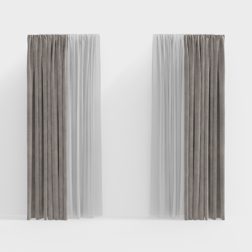 Cortina Blanca Sencilla