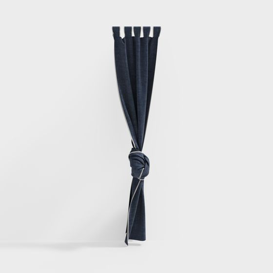Tied Curtain 3D model