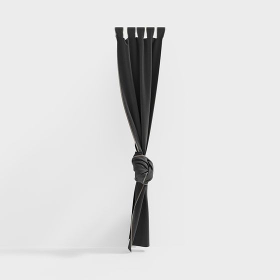 Tied Curtain 3D model
