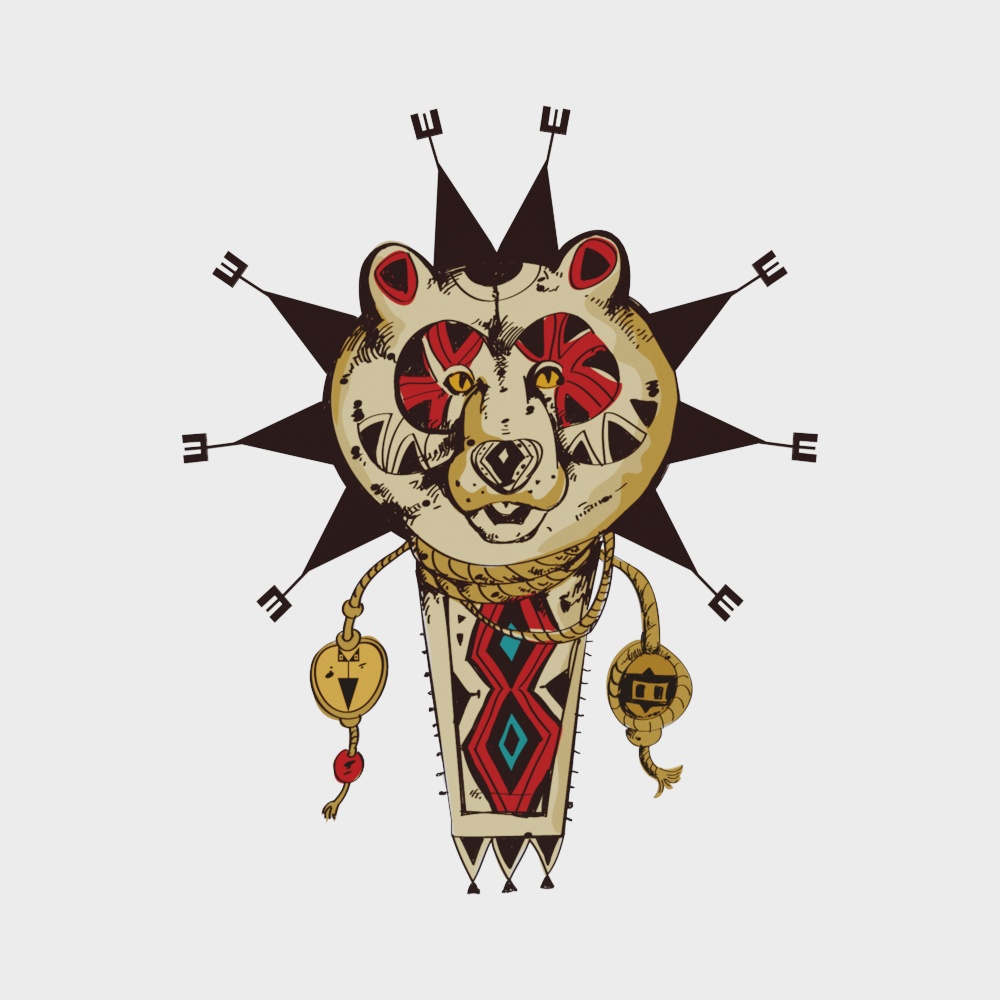 European Tribal Element Lion